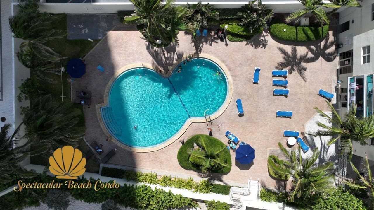 Luxury Beachfront Condo Private Beach Access, Pool & Game Room!!! 好莱坞 外观 照片